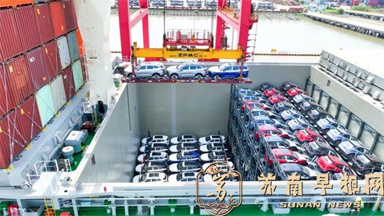 12.47万辆，同比增长33.5%！！国产汽车苏州码头排队“出海”6.jpg