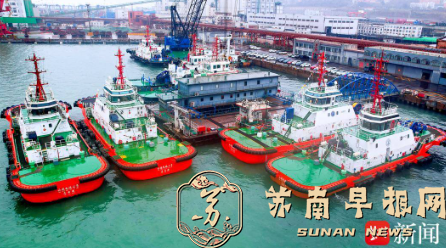 从“率先破冰”到“智慧跃升” 连云港港“云港电拖九号”正式投产