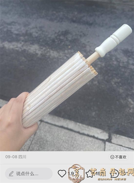 成都一网友称携带油纸伞坐地铁被拦下，地铁工作人员回应：属易燃易爆物品，禁止携带进站