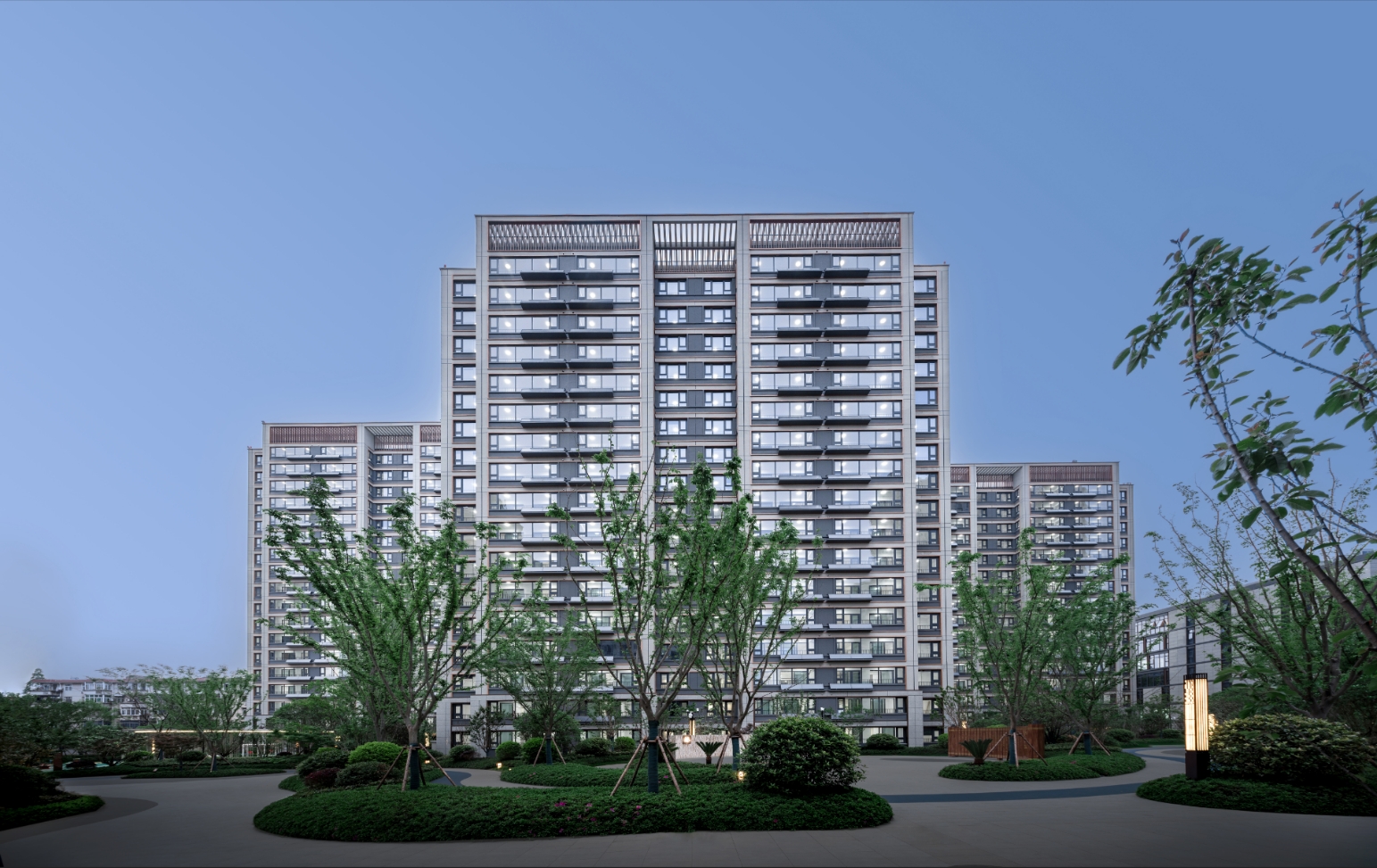 改造后的中铁臻庭小区整体外观。王硕敏摄